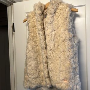 Sweaty Betty Faux Fur Vest - sz small